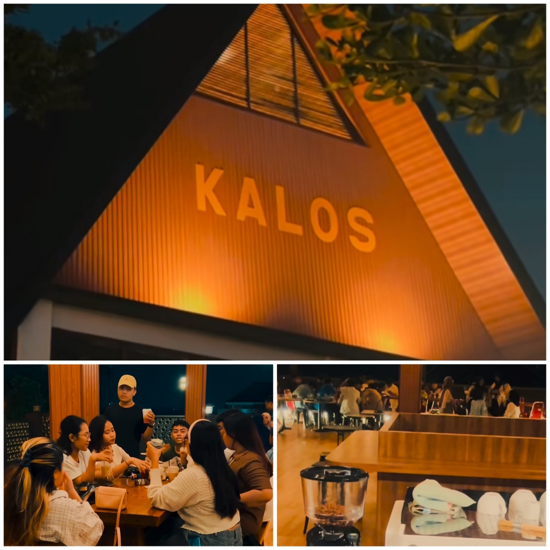 Suasana Kalos Coffee and Eatery yang kece dan Instagramabel di Kota Cilegon Banten