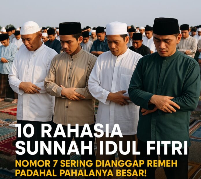 Ilustrasi Salat Idul Fitri