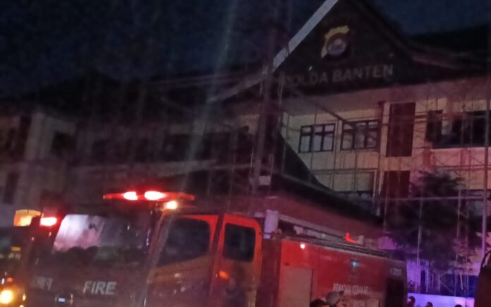 Kebakaran Polda Banten