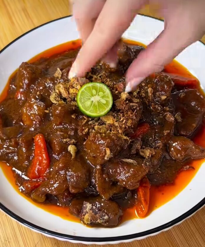 Krengsengan Daging