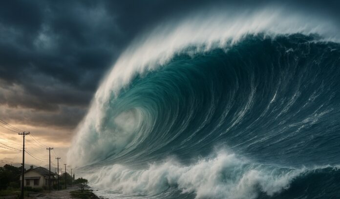 Ilustrasi tsunami