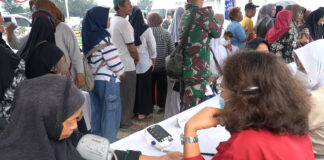 Ratusan Warga Cilegon Berbondong-bondong ke TMMD ke-128, Ada Apa? Pengobatan Gratis