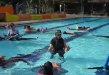 Seru! Senam Air di Cilegon Diserbu Lansia, Ampuh Atasi Nyeri Sendi Senam Air