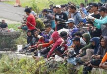 Ribuan Warga Serbu Mancing Juare di Danau Pemkot Cilegon, HUT ke-27 Makin Meriah! Mancing HUT Cilegon