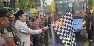 Penuh Haru! 393 Jemaah Haji Cilegon Dilepas, Pemkot Beri Uang Saku dan Pesan Sabar Pelepasan Jemaah Haji