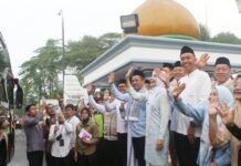 Bupati Serang Lepas 388 Jemaah Haji, Titip Pesan Jaga Akhlakul Karimah di Tanah Suci Bupati Serang Ratu Zakiyah