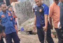 Ular Sanca Gegerkan Warga Perum BPI Cilegon, Tim Rescue Bergerak Cepat Evakuasi Evakuasi Ular