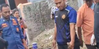 Ular Sanca Gegerkan Warga Perum BPI Cilegon, Tim Rescue Bergerak Cepat Evakuasi Evakuasi Ular