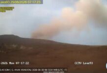 Anak Krakatau Kembali Keluarkan Sinar Api, Status Masih Level II Waspada Anak Krakatau