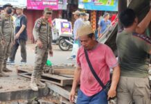Pemkot Cilegon Tertibkan Pasar Blok F, Pedagang di Atas Drainase Dipindah ke Dalam Pasar Pembongkaran Lapak