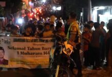 Ribuan Warga Cilegon Pawai Lilin Sambut Tahun Baru Islam, Bayi hingga Lansia Turut Meriahkan Pawai Obor