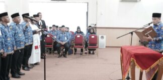 Lantik 36 Pejabat, Robinsar Tegaskan Tak Ada Jual Beli Jabatan di Pemkot Cilegon Robinsar