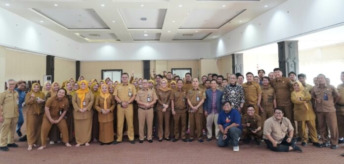 Prosesi pisah sambut Plt Kepala DKISP Kota Cilegon