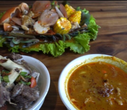 Cari Seafood Enak di Cilegon? Warung Sea Food Mbok Bunder Jadi Pilihan, Tongsengnya Bikin Nagih Aneka hidangan seafood