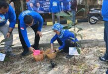 Demokrat Banten Gelar Gerakan Langit Biru di Cilegon, Iti Jayabaya: Wujud Dukungan Program Prabowo Demokrat Banten
