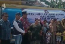 PUB Salurkan Ribuan Liter Air Bersih ke Sajira Lebak, Warga: Terima Kasih Pak Ruki PUB Lebak