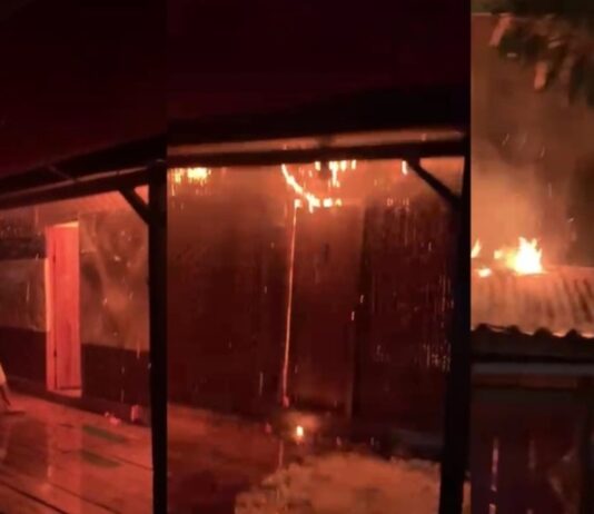 Kebakaran Hanguskan Pondok Pesantren Nurul Ibad di Cihara Lebak, Diduga Akibat Korsleting Listrik Kebakaran