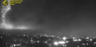 Gunung Anak Krakatau Kembali Erupsi, Lava Air Mancur Terlihat pada Sabtu Pagi Gunung Anak Krakatau