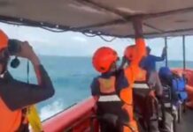 5 Jurnalis Hilang di Selat Sunda, SAR Hadapi Ombak 2 Meter dan Abu Vulkanik Ops SAR Banten
