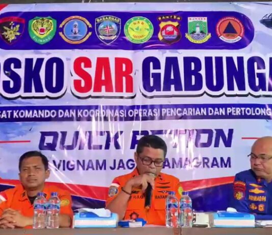 Pencarian Hari ke-9 Masih Nihil, 22 Alut Dikerahkan Cari 8 Korban di Selat Sunda Pencarian SAR Gabungan