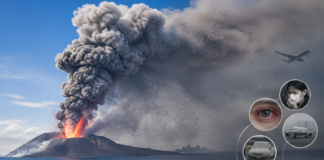 Abu Vulkanik Anak Krakatau Bisa Terbawa Angin Jauh, Warga Perlu Tahu Risikonya Ilustrasi Anak Krakatau