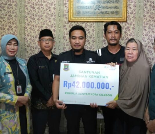 Ojol Meninggal, Keluarga Terima Santunan BPJS Rp42 Juta dari Pemkot Cilegon Santunan BPJS