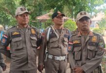 Satpol PP Cilegon Sisir Jalur Protokol, Trotoar Jadi Perhatian Satpol PP Cilegon