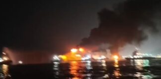 KMP Batumandi Tenggelam di Perairan Merak, ASDP Siapkan Operasi Salvage Kapal Terbakar