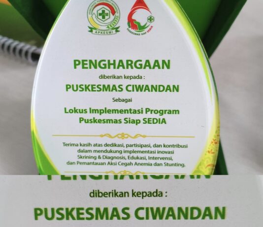 Cegah Anemia dan Stunting, Puskesmas Ciwandan Cilegon Raih Penghargaan Puskesmas Ciwandan